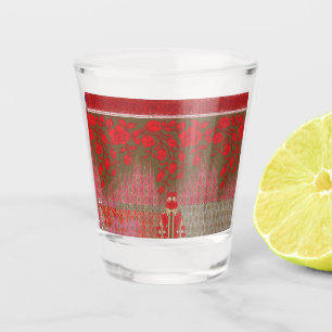 Shot Glass Roses   Elegant Barware Gift