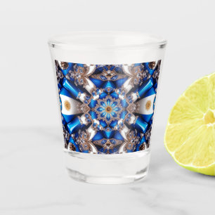 Shot glass with Argentinian Colors