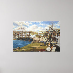 Shot Heard 'Round the World by Domenick D'Andrea Canvas Print