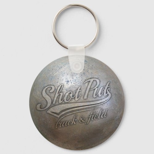 shot put implement keychain