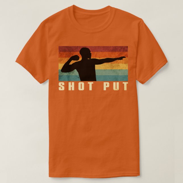 Shot Put Retro 2 T-Shirt (Design Front)