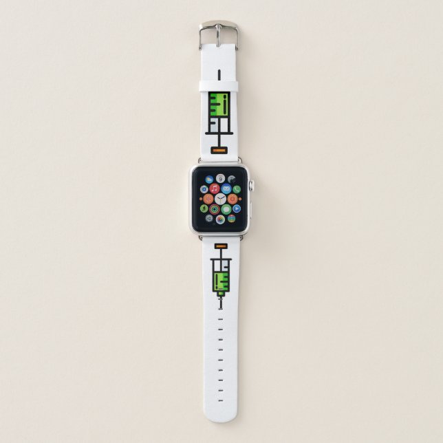 Shot Time Nursing Apple Watch Band (Front)