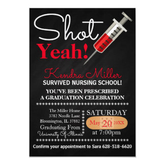 Graduation From Nursing School Invitations 3