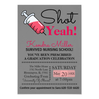 Nursing School Invitations 7