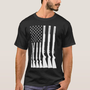 Shotgun Flag 2nd Amendment Pro Gun Rights T-Shirt