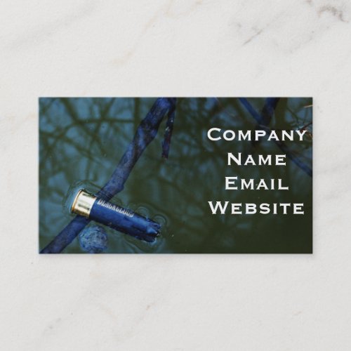 Shotgun Shell Business Card Templates