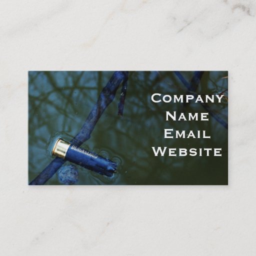 Customizable Shotgun Shell Business Card Templates