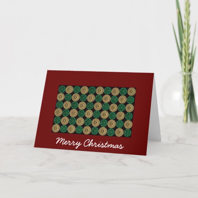 shotgun shell Christmas card (Front)