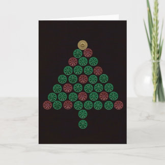 Shotgun Shell Christmas Tree Holiday Card