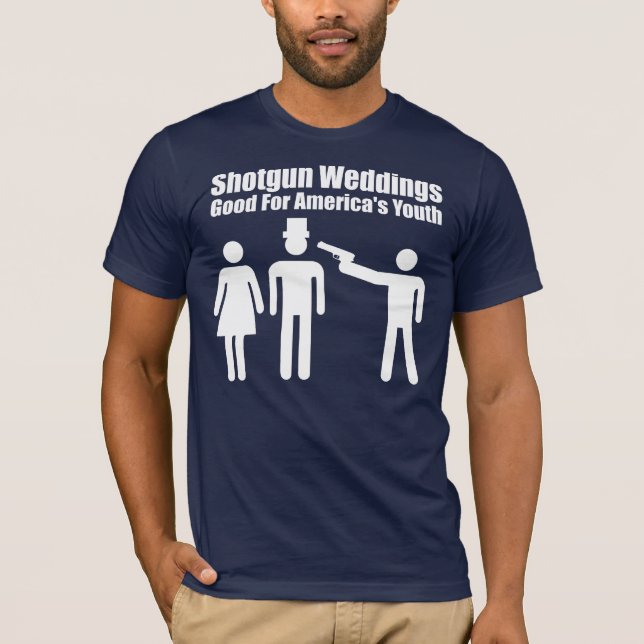 Shotgun Wedding, white T-Shirt (Front)
