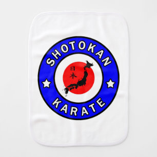 Shotokan Karate Baby Burp Cloth
