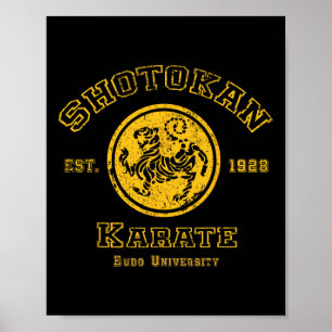 Shotokan Karate Budo University Martial Arts Desig Poster