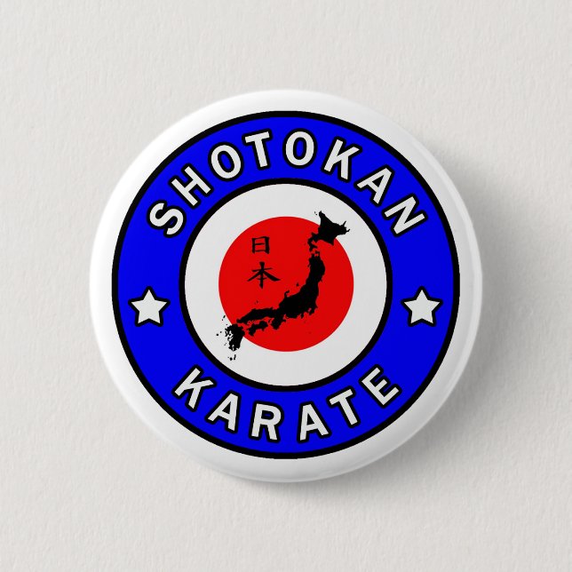 Shotokan Karate Button (Front)