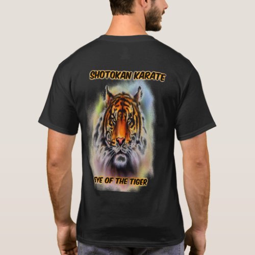 Shotokan Karate Eye of the Tiger T_Shirt