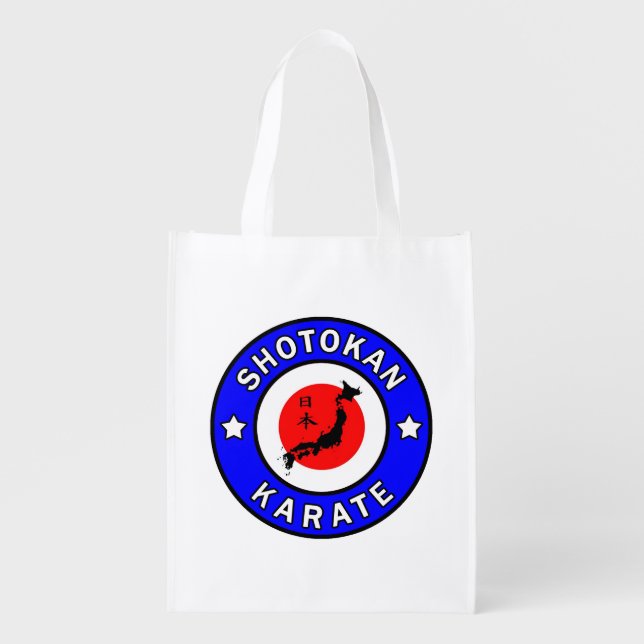 Shotokan Karate Grocery Bag (Front)