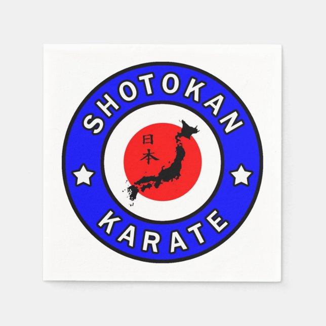 Shotokan Karate Napkins (Front)