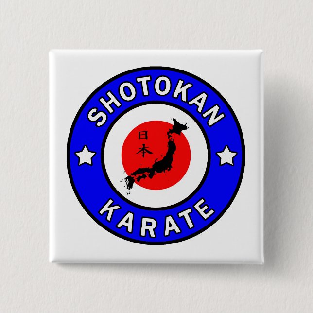 Shotokan Karate Pinback Button (Front)