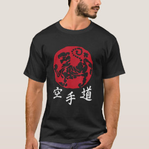 Shotokan Karate Red Martial Arts Taekwondo Black W T-Shirt