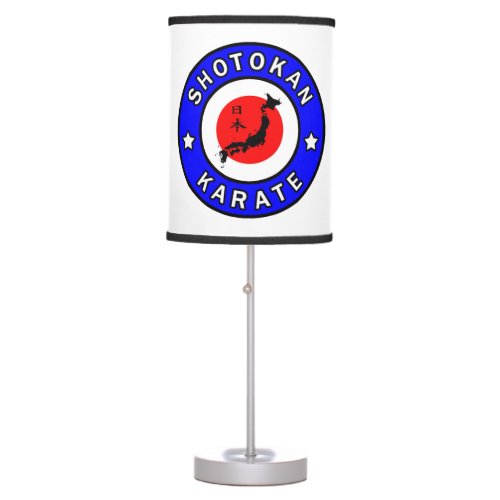 Shotokan Karate Table Lamp