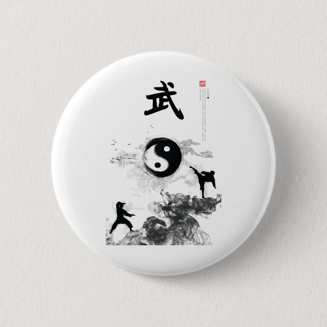 Shotokan Karate Uniform Karate Outfit Karate Calli Button (Front)