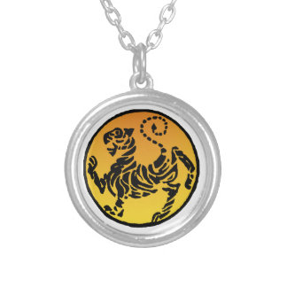 Shotokan Tiger - Gold Silver Plated Necklace
