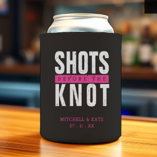Shots Before the Knot Black Bachelorette Party Can Cooler