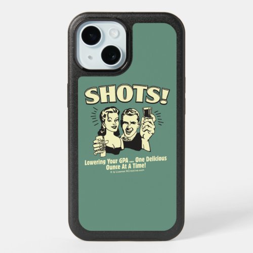 Shots Lowering Your GPA iPhone 15 Case