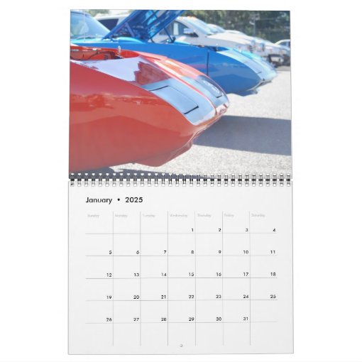 Shots of Mopar Calendar by WIZARD Photography Zazzle