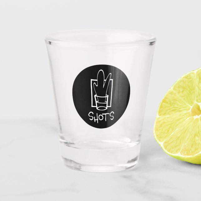 Shots Shot Glass (Front)