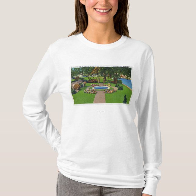 Shotwell Memorial Park Scene by the Lake Shore T-Shirt (Front)