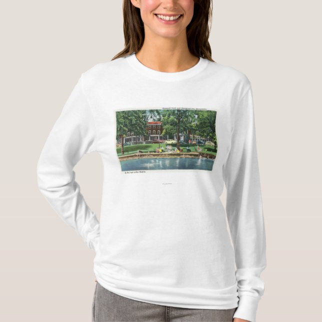 Shotwell Park and Sherwood Inn Scene T-Shirt (Front)