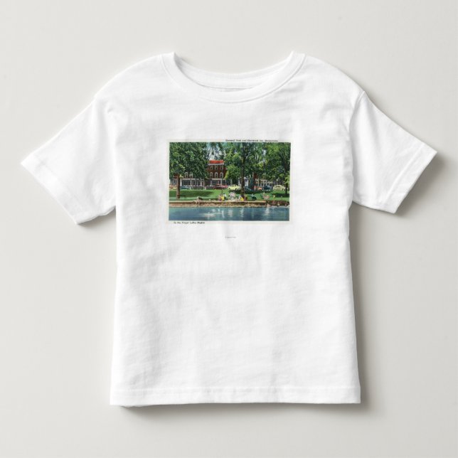 Shotwell Park and Sherwood Inn Scene Toddler T-shirt (Front)