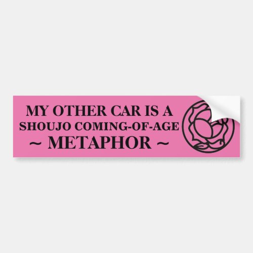 shoujo coming of age bumper sticker