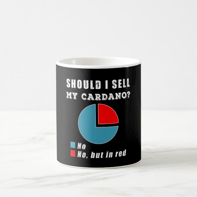 Should I sell my cardano piechart crypto Coffee Mug (Center)