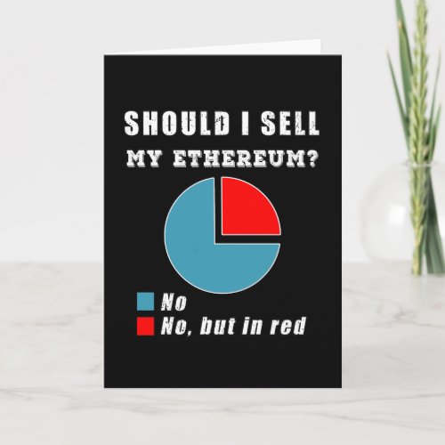 Should I sell my Ethereum piechart crypto Card