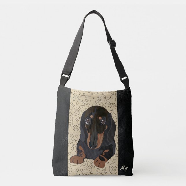Shoulder Bag Dachshund Puppy Dog (Front)