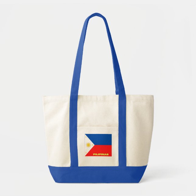Shoulder bag with Philippine flag printed (Front)