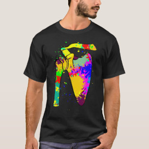 Shoulder Joint Art Paint Surgery Glenohumeral Arth T-Shirt
