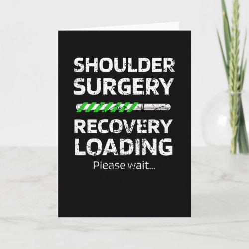 Shoulder Surgery Recovery  Shoulder Replacement Card