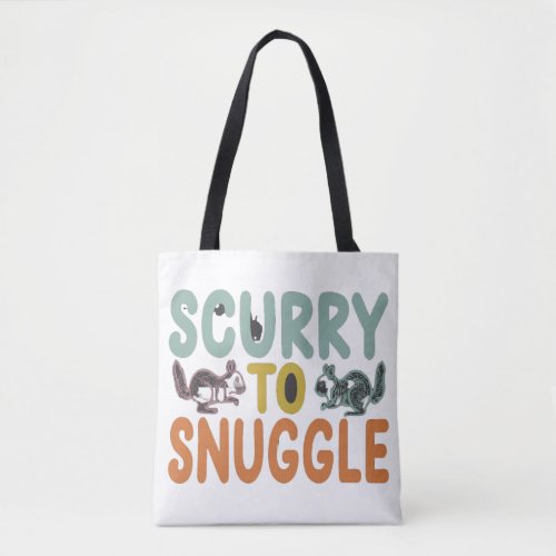 Shoulder Tote bag Scurry to snuggle 