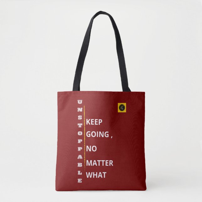 Shoulder Tote Bag - Unstoppable Vibe (Front)
