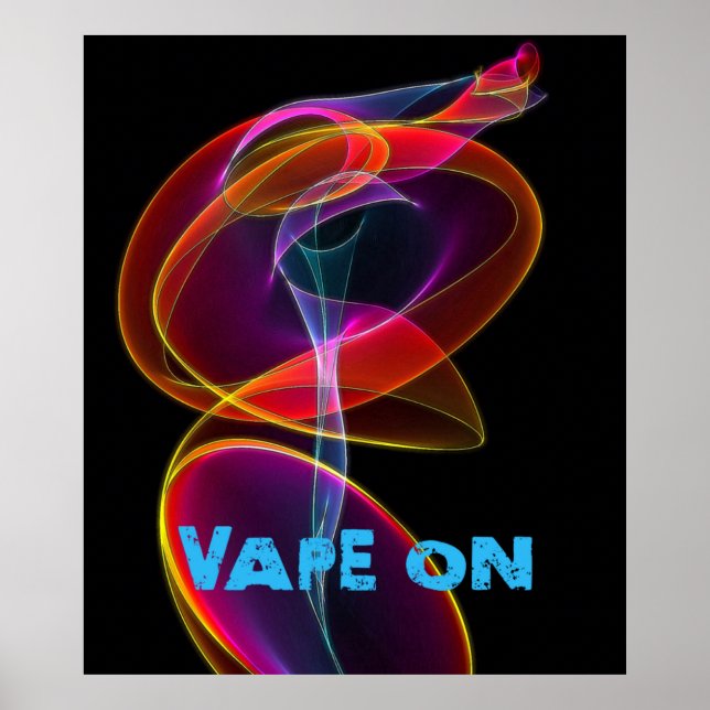 Should've Vaped Skull Poster Print (Front)