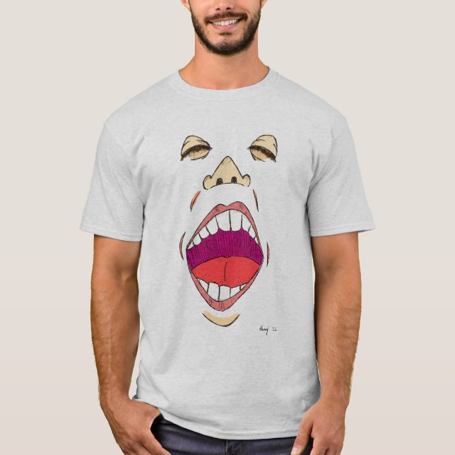 "Shout" Adult Basic T-Shirt (Front)