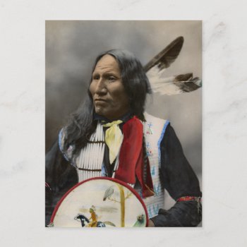 Shout At Oglala Sioux 1899 Indian Vintage Postcard by scenesfromthepast at Zazzle
