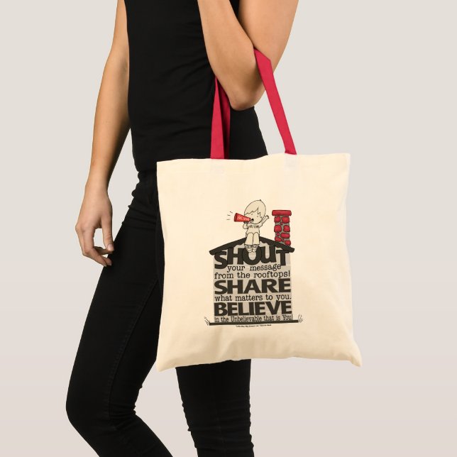 Shout from the Rooftops Tote Bag (Front (Product))