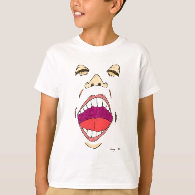 "Shout" Kids Basic T-Shirt (Front)