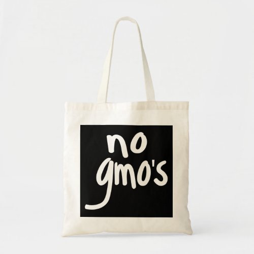 Shout No GMOs Protect our Food Black Tote Bag
