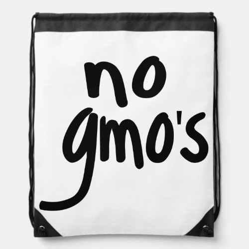 Shout No GMOs Protect our Food Drawstring Bag