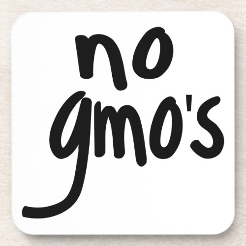 Shout No GMOs Protect our Food Drink Coaster