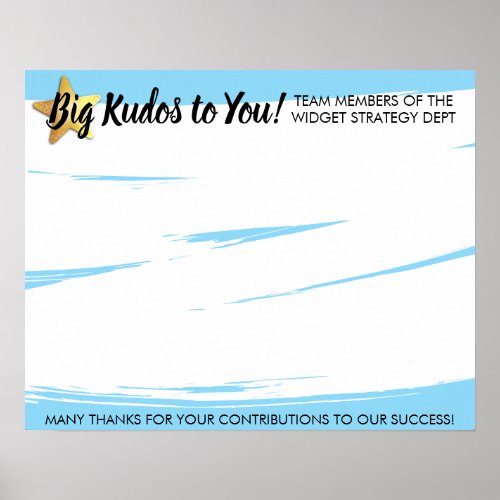 Shout out board employee daily kudos post-its
